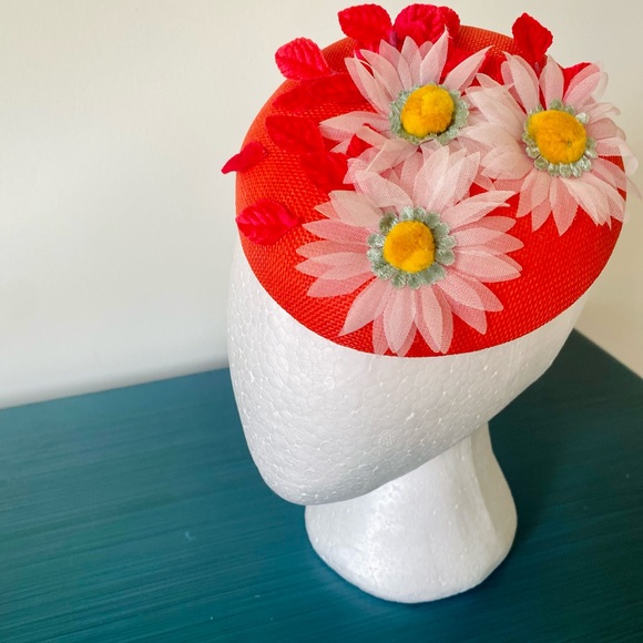 Kentucky Derby Hat Fascinator Kentucky Oaks Church Tea Equestrian Millinery - Picture 5 of 5